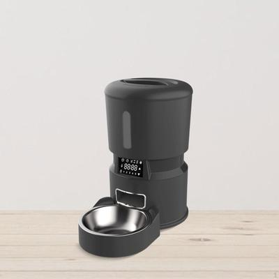 Distributeur automatique de nourriture pour chien 4L avec enregistrement vocal et conservation de la fraîcheur programmée pour aliments secs pour animaux de compagnie