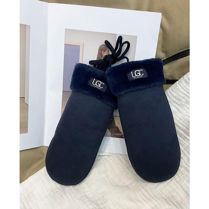 

Теплі жіночі замшеві рукавиці VICTORIA&VERA One Size