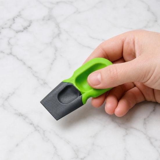 Mini Kitchen Scraper, Small Gunk Cleaner Tool for Cooktop, Sticker Remover Putty Knife for Stove, Grout Cleaning Scraper