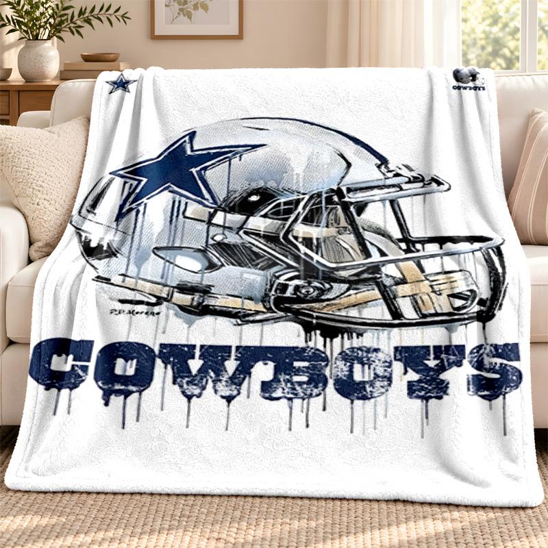 Dallas Cowboys blanket Flannel Blanket Soft Cozy Plush Throw for Sofa Bed Lightweight Home Decoration Outdoor camping
