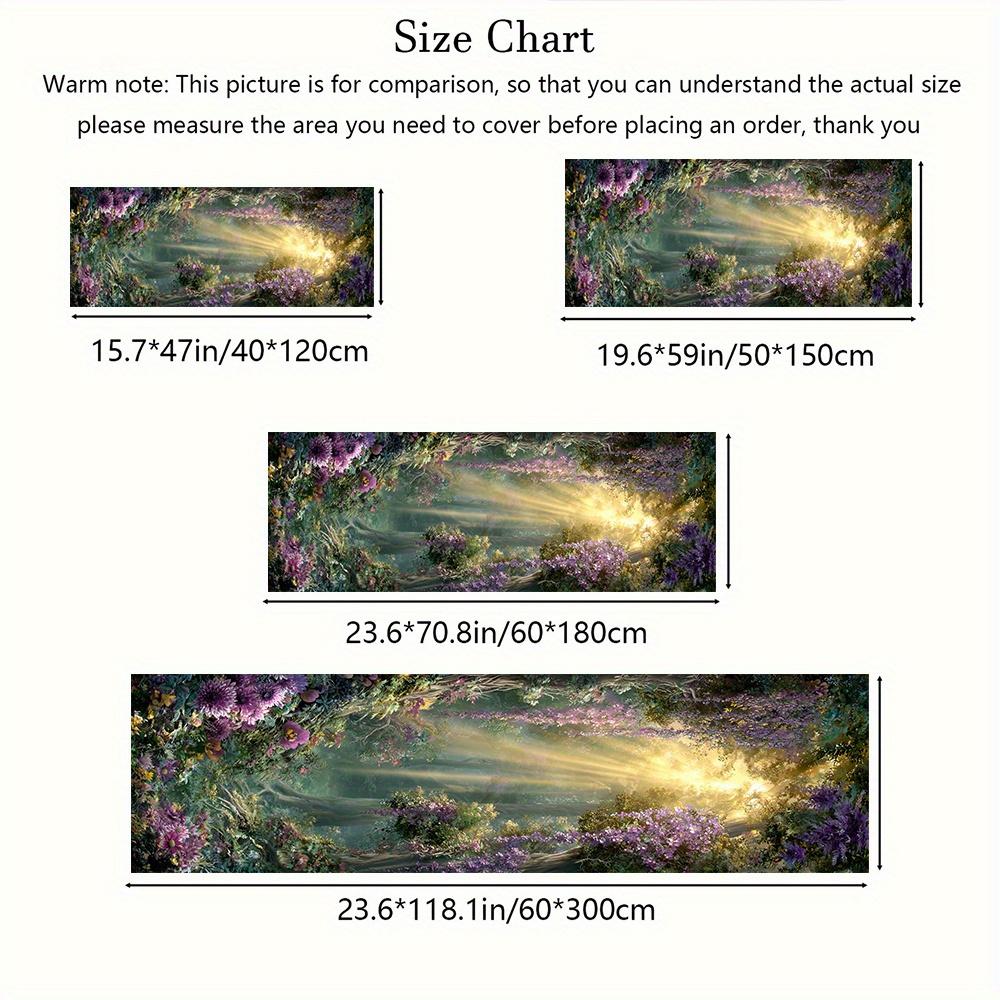 1Pcs Instagram Non-Slip Washable Area Rug Runner for Entryway, Living Room, Bedroom & Patio