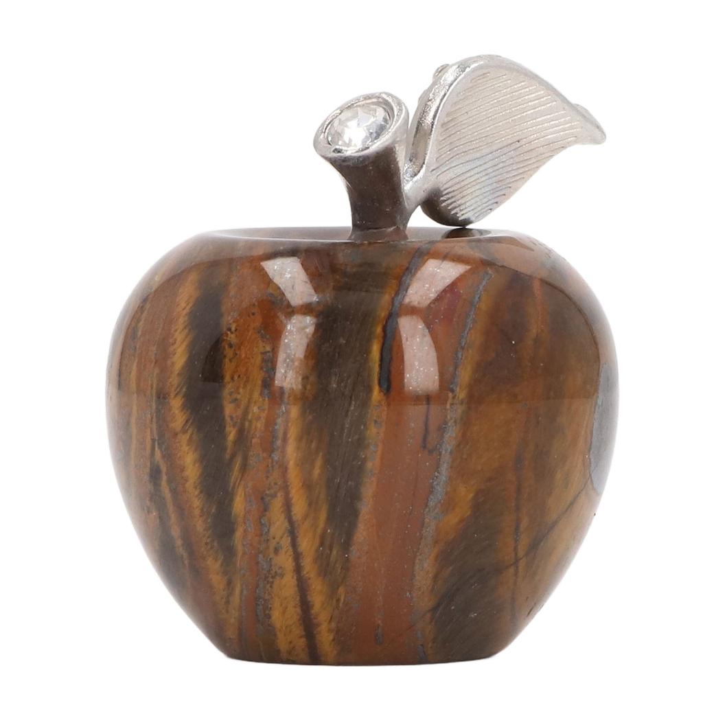 Apple Figurine Paperweight Collectible Decorative Fruit Figurine Ornament for Home Bedroom Car