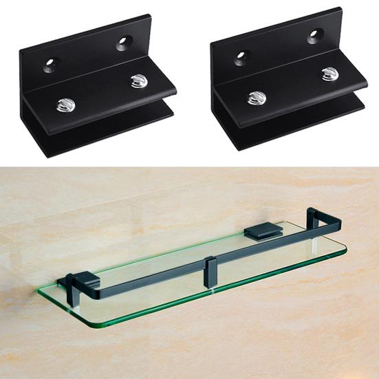 

2 шт./компл. черные стеклянные зажимы, плоские, прочные, несущая способность, портативные, из нержавеющей стали, высокой твердости