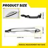 Front Left Exterior Driver Side Door Handle for Honda Accord 2013-2017 Chrome