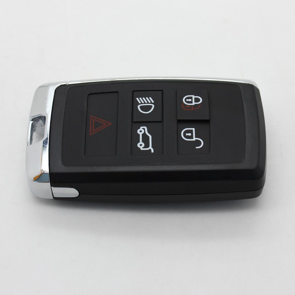 Cocolockey 5 Button Remote Key Shell for Range Rover Sport Evoque Vogue Velar for Land Rover Discovery 5 for Jaguar XE E-PACE XF