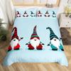 Christmas Gnomes Bedding Set Santa Claus Xmas Comforter Cover Merry Christmas Duvet Cover Set Romantic Candlelight Quilt Cover