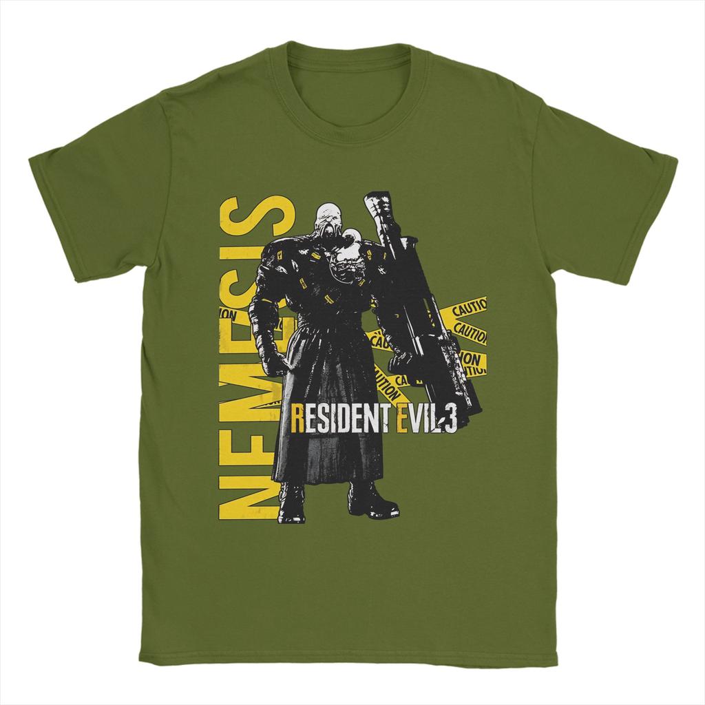 R3MAKE NEMESIS Residents Evils T Shirts for Men Cotton Funny TShirt Round Neck  Tee Shirt Short Sleeve Clothes Summer