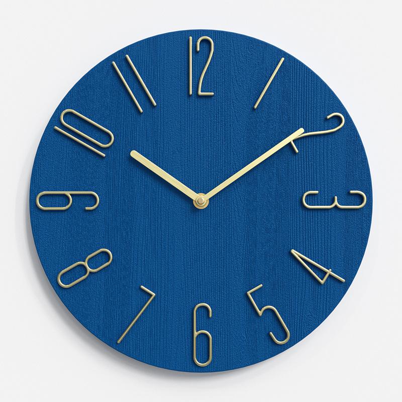 Clocks Living Room Wall Clock Simple Wall Hanging Home Creative Clock Fashion Decorative Clock 12 Inches 30CM