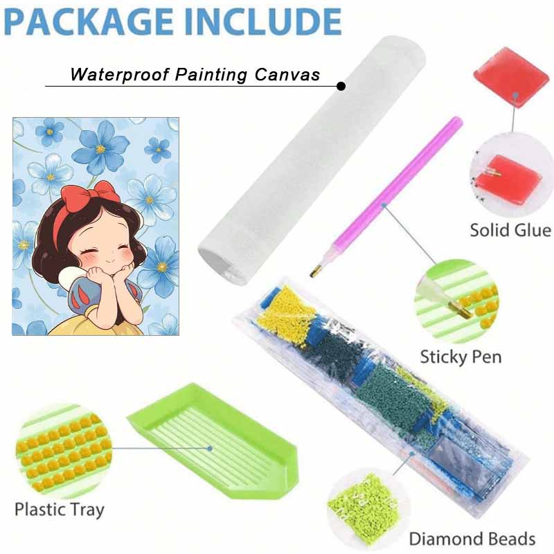 Disney Diamond Painting Kit Snow White Style Home Decor Craft Perfect Gift Idea Diamond Art