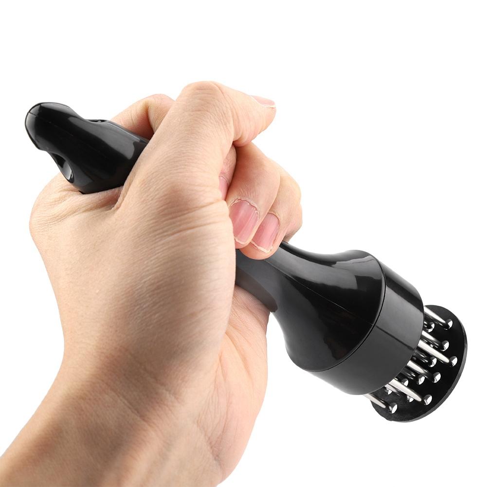 Stainless Steel Ultra Needle Blade Tenderizer for Tenderizing Steak Black