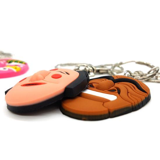 Korean Traditional Mask Rubber Keychain Set 5 Pieces