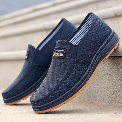 Scarpe Casual da Uomo Slip on Tela Sneakers Moda Traspiranti Estive Mocassini da Passeggio Antiscivolo Comode Gioventù Skate Flats