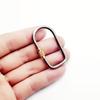 Retro Style Titanium Alloy Keychain: Outdoor EDC Carabiner with Quick Release Brass Buckle and Backpack Hanger