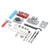 Dowel Jig Drill Hole Guide Locator Aluminium Alloy Drilling Tool Set Kit for Woodworking