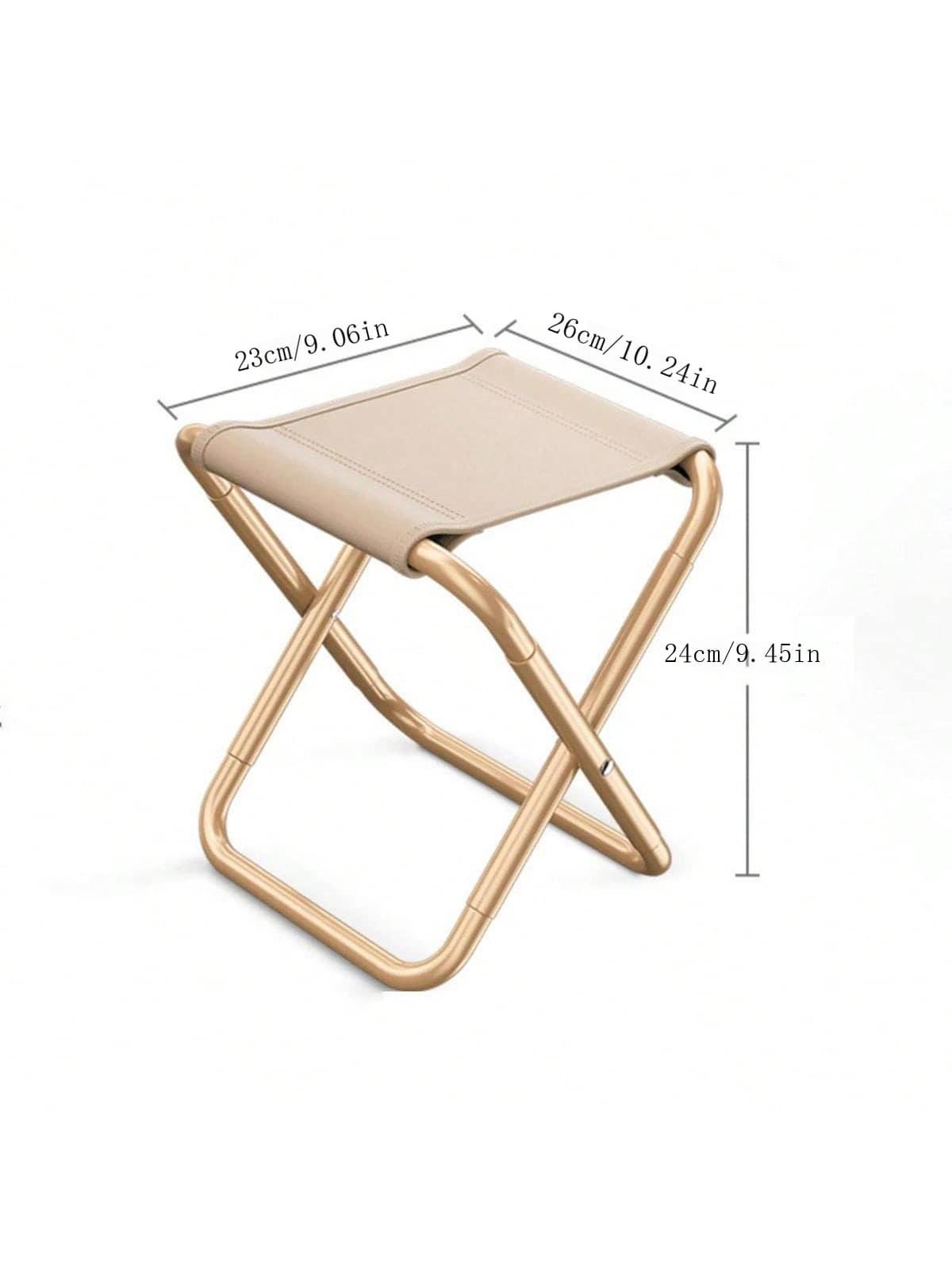 1pc cool and convenient camping folding chair, portable folding stool, fishing chair/outdoor folding chair, picnic camping suppl хаки
