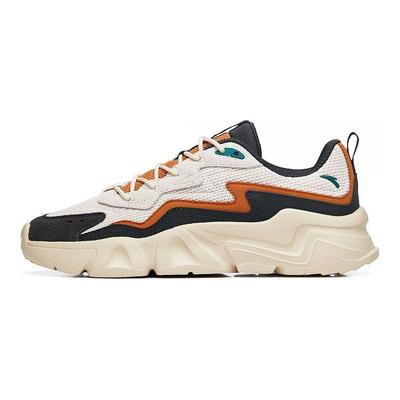 Thick Sole Sports Low Top Casual Shoes Men Sneaker Beige 912248825-4