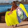 Classic Anime Super Sonico Microfiber Printed Beach Towel Mountain Climbing Yoga Beach Swimming Running Absorbent Soft Towel