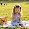 Non Slip Plastic Hair Bands Fashionable Flower/Fruit Headband with Clips for Girls, Accessory Thick Decorative Headwear Shower and Thin Hair,