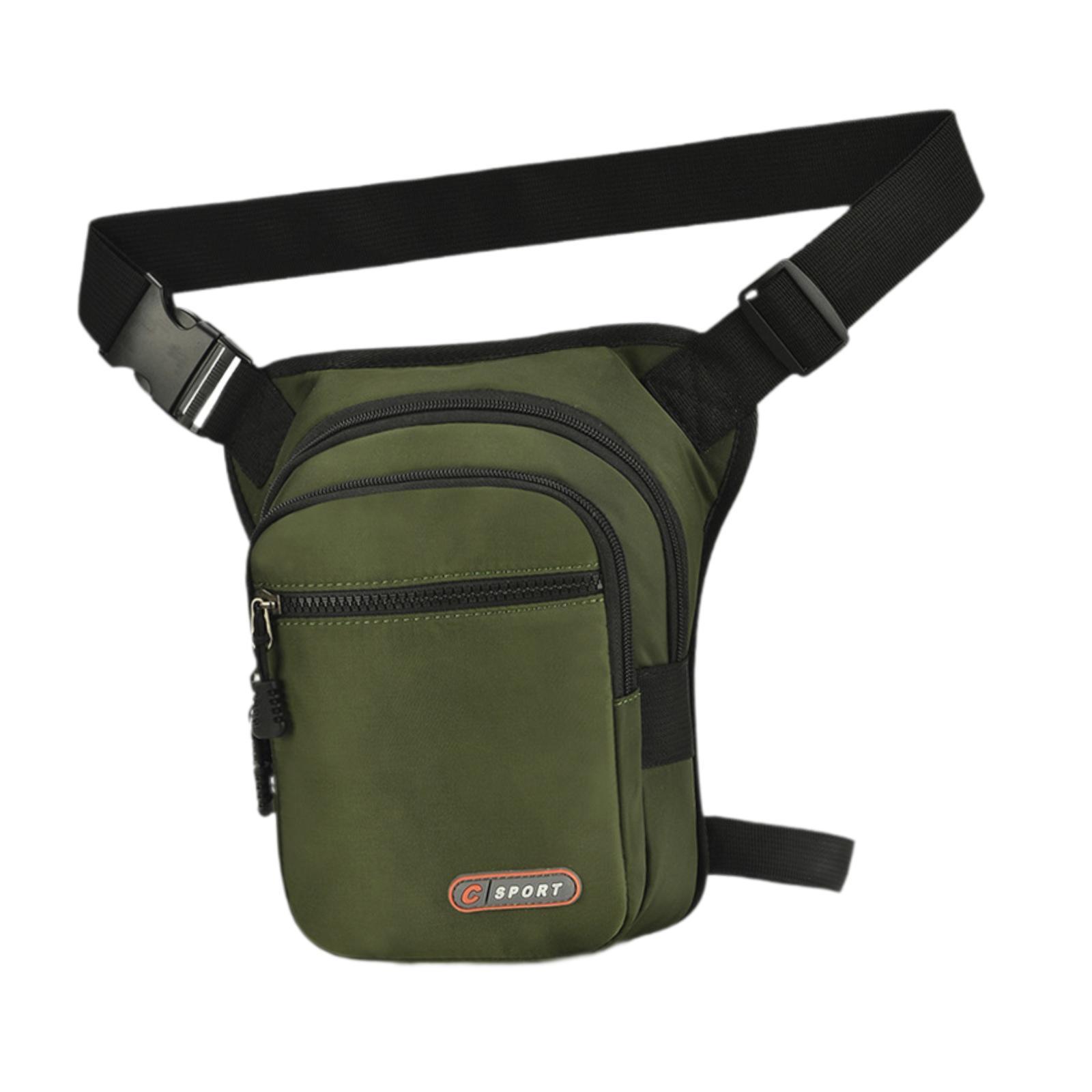 

Drop Leg Bag Casual Multifunction Pocket Waist Thigh Bag Fanny Pack Leg Hip Pack for Horse Riding Camping Cycling Biking Fishing зелений