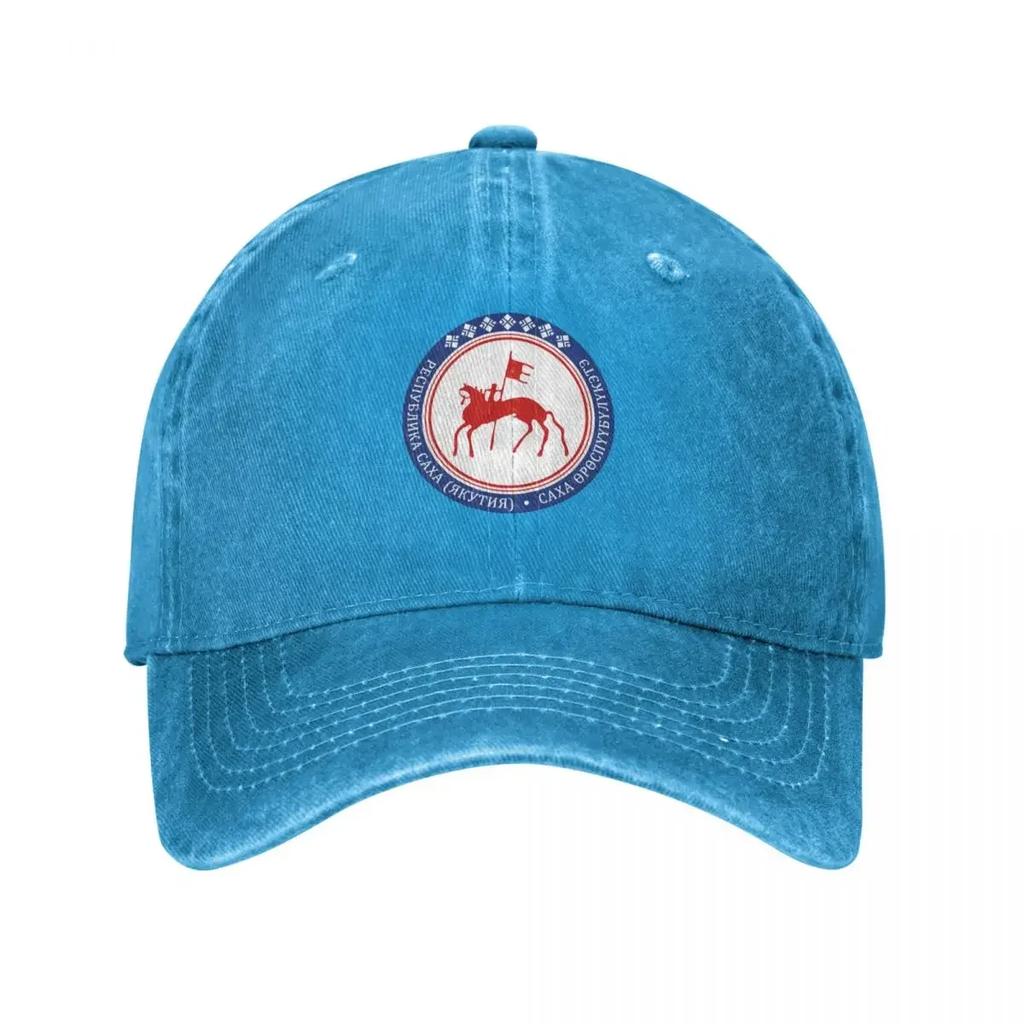 Coat of Arms of Sakha Russia Baseball Cap Mountaineering luxury woman cap fun hats sun hat Golf Women Mens