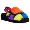 UGG Dámské Fluff Yeah Slide 'Party Spots' 1125006-BLK