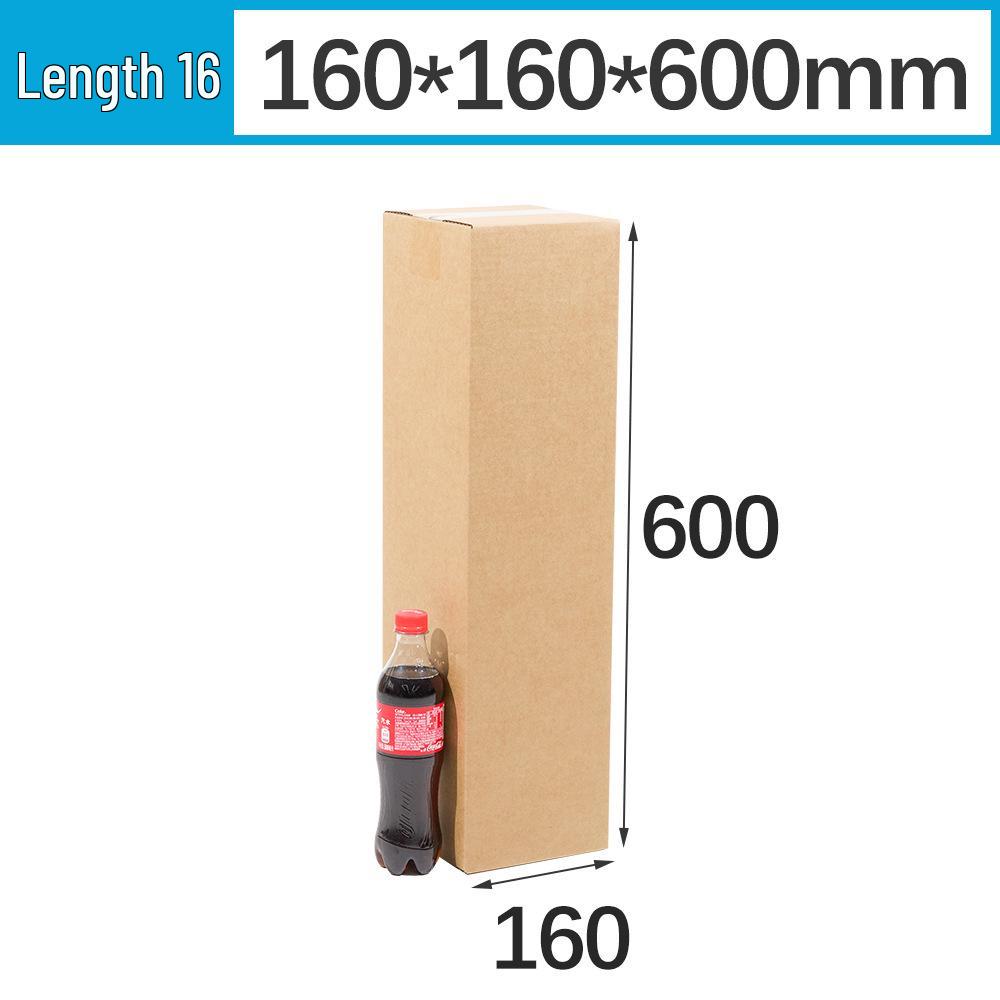 Durable Rectangular Corrugated Cardboard Box for Packing Water Cups & Extended Umbrellas