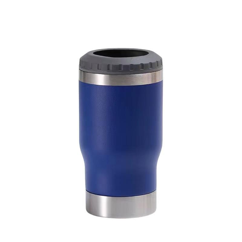 14oz Vacuum Insulated Car Cup with Bottle Opener - Double-Layer Ice Cooler Beer Mug