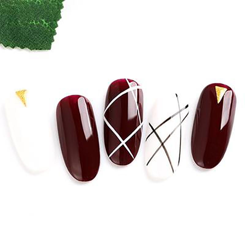 Lady Dotting Drawing Nail 15Pcs Hook Art Line Pen Polish Makeup Brushes Manicure Tool