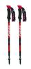 FIZAN Italian Made Adjustable Trekking Poles 59-132cm COMPACT Red Set of 2 FZ-7104 2022 Model Lightweight Aluminum Lighter and Stronger Than Carbon