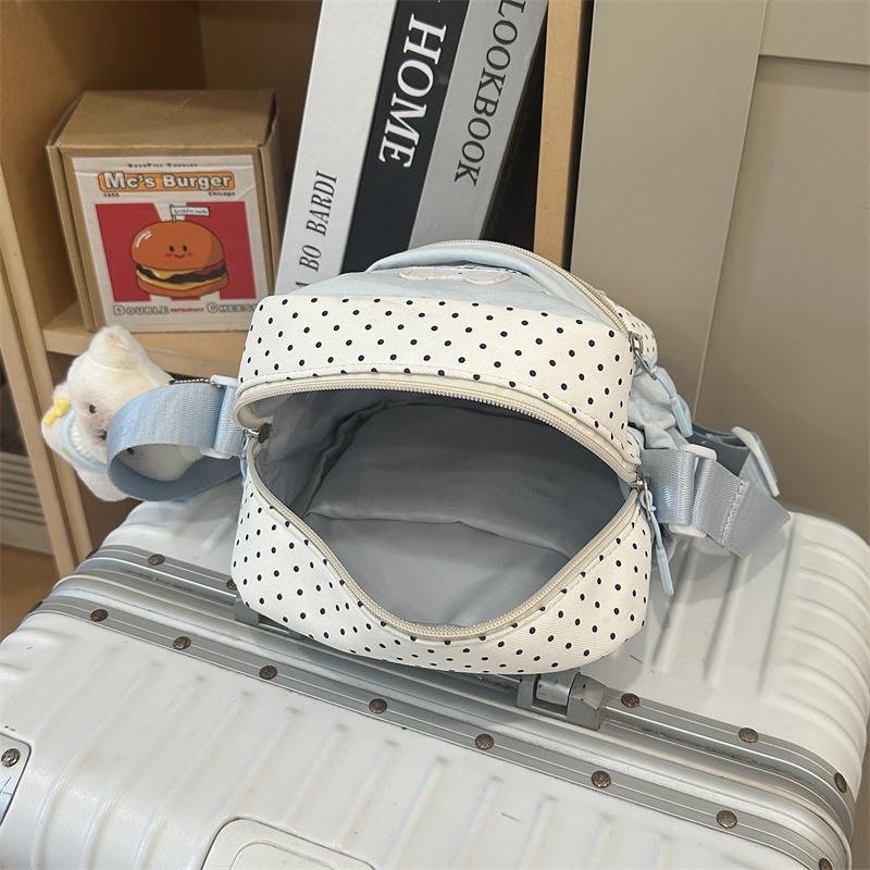 Taška přes rameno s potiskem kočky Studentská lehká crossbody taška