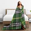 Yellow Tartan Flannel Blanket Autumn Soft Durable Throw Blanket for Kids Adult Living Room Comfortable Bedspread Sofa Bed Cover