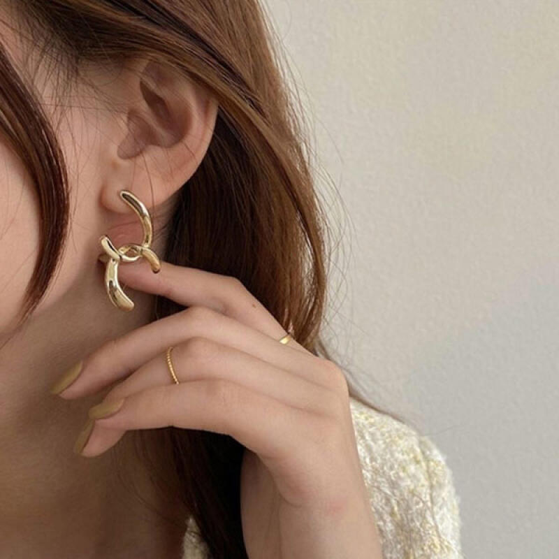 

Migen Gold Twist Earrings 925 gold