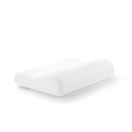 Tempur Original Pillow, White, Firm, Gently Fits Head and Neck, Supports Comfortable Sleep In Side or Back Positions, Size M, Approximately 10cm High,