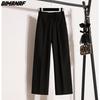 DIMANAF Plus Size Winter Women Long Pants Elastic Waist Loose Casual Wide Leg Pants Thick Cotton Wool Trousers Pants