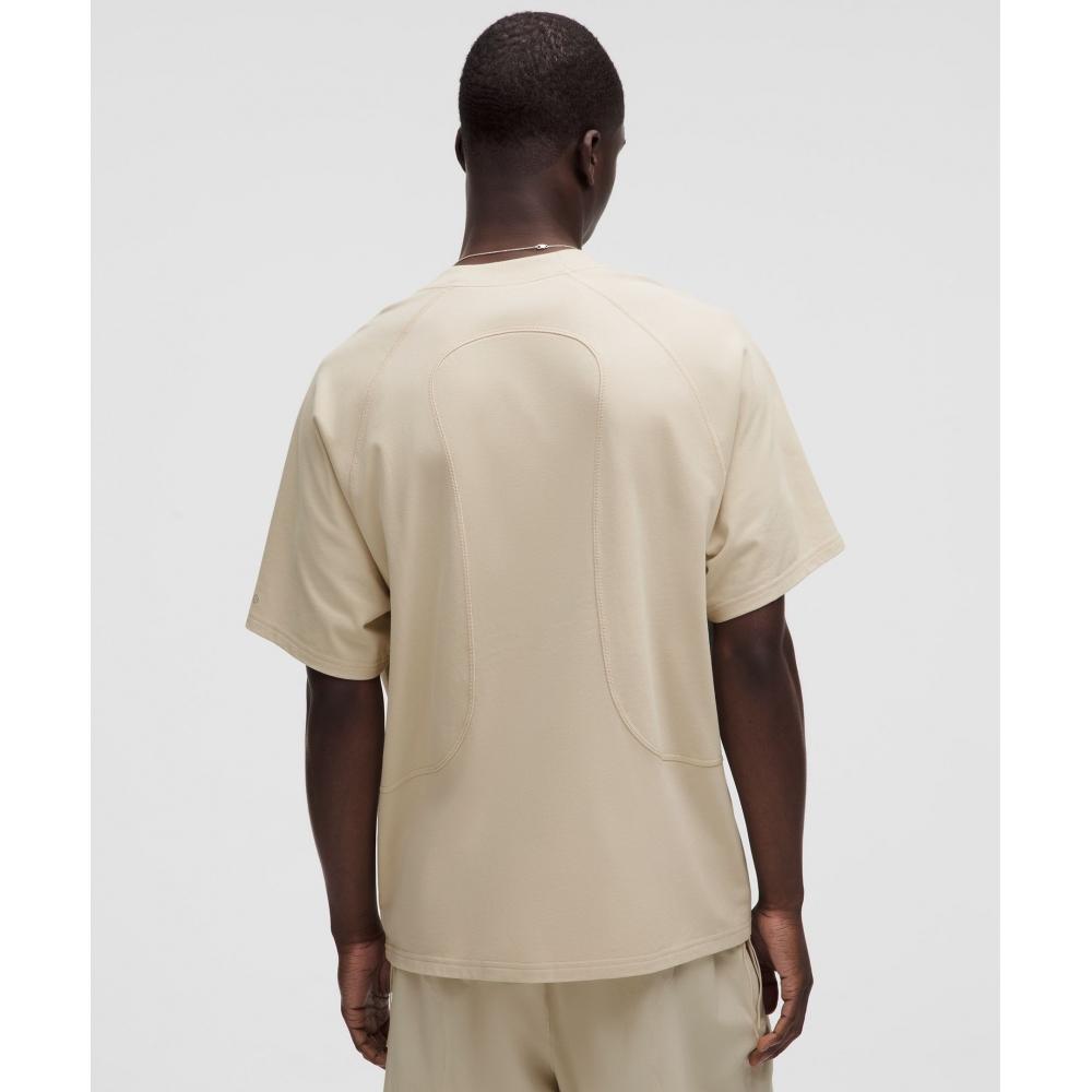 Lululemon HeavyweighT Brushed CoTTon T shirT  Slnsh collecTion naTural Ivory