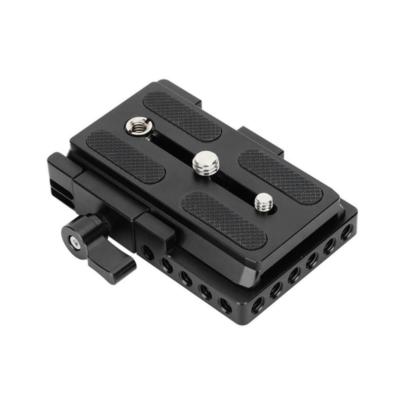 

Aluminum Alloy Long Quick Release Plate Base Equipped 360 Degree Wingnut Build-in Multiple 1/4 And 3/8 Threaded Holes 1