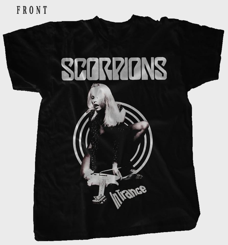 

Scorpions - In Trance Short Sleeve Cotton Black All Size Unisex Shirt AC912 Unisex T-Shirt M