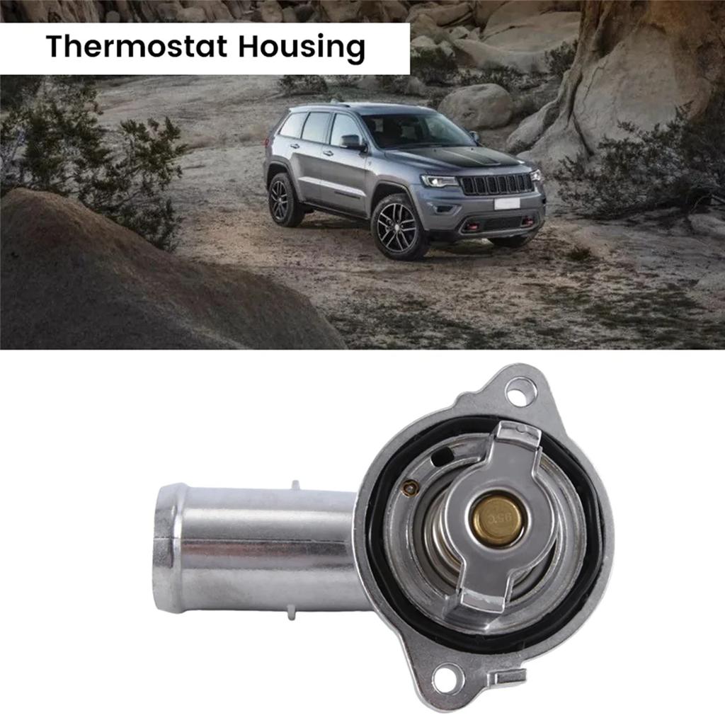 Aluminum Thermostat Housing for Dodge Durango Jeep Grand Cherokee 3.6L 2011-2015 5184651AG