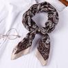 70cm Bandana Head Scarf For Women Fashion Paisley Print Handkerchief Silk Satin Hijab Scarfs Female Square Neck Scarves Dropship