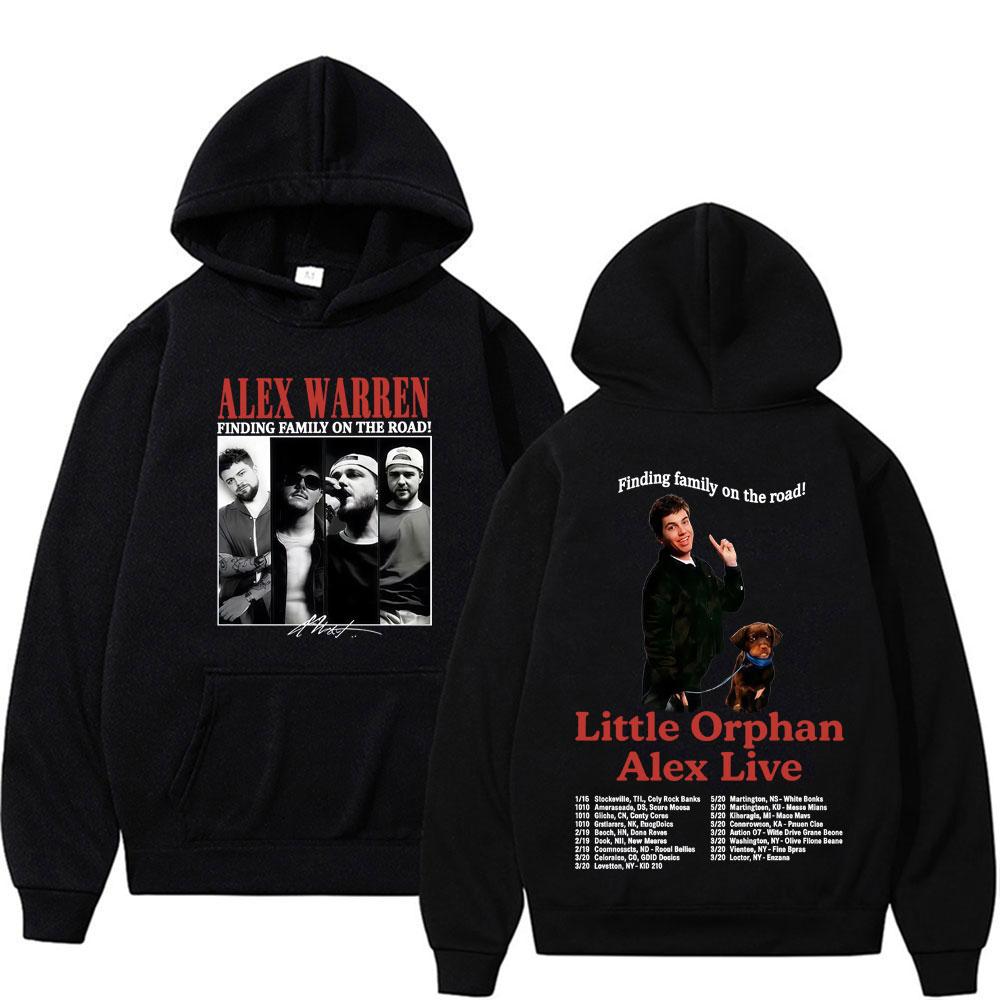 Alex Warren Album Song Titles Music Merch Hoodies Men Women Fashion Retro Long Sleeve Pullovers Winter Casual Fleece Sweatshirts