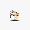 New 925 Silver Love Heart Rabbit Butterfly Bee Specimen Bead Double Color Talisman Pendant DIY Exquisite Charm Jewelry Gift