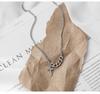 Stylish Women's Hip Hop Choker Necklace - Trendy Clavicle Chain with Cross Design