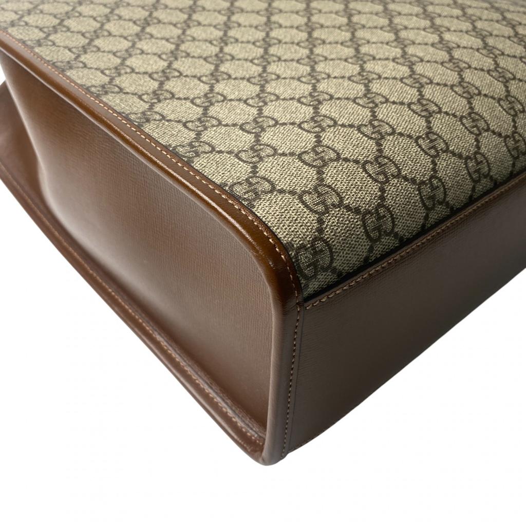 Used GUCCITote Bag Brown PVC Women