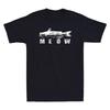 Catfish Meow Funny Catfishing Fishing Fisherman Gift Vintage Men's Black T-shirt