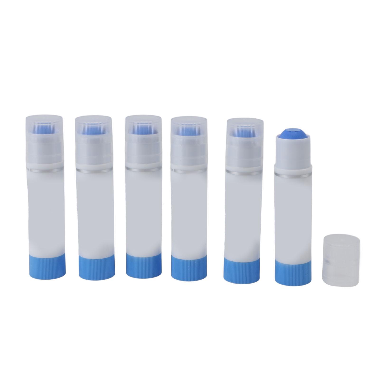 6Pcs Tempera Paint Sticks Kids Twistable Quick Drying Pastel Bulk Toddler Classroom Art Supplies синий