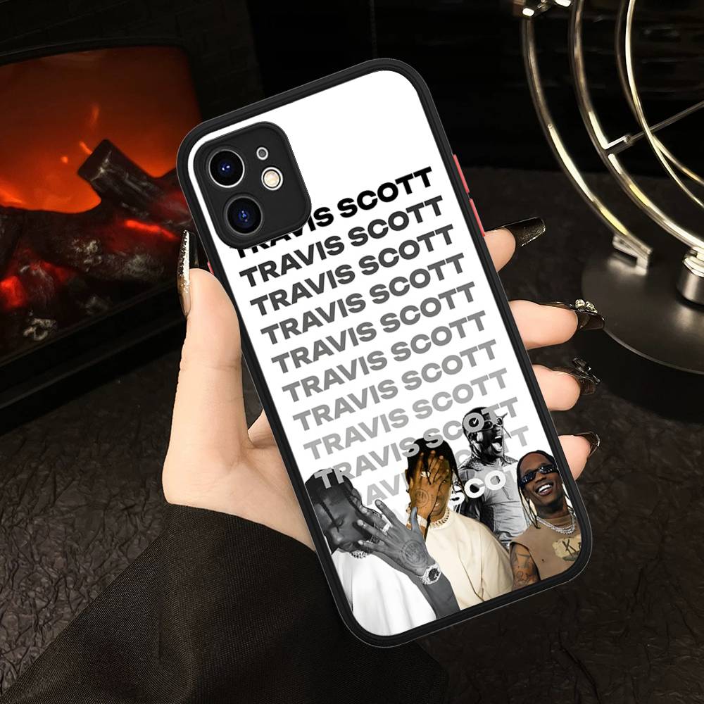 Luxury Travis Scott Cactus Jack For IPhone 16 15 14 Plus 13 12 11 Pro Max X XS MAX Matte Color Aesthetic Phone Cover