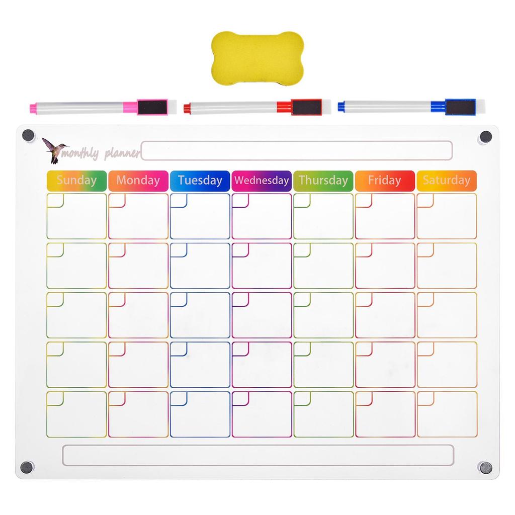 Satın alın Dry Erase CalendarAcrylic Reusable Planner Board
