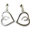 Dolce Vita [N3917] - Silver 'Love' Designer Earrings