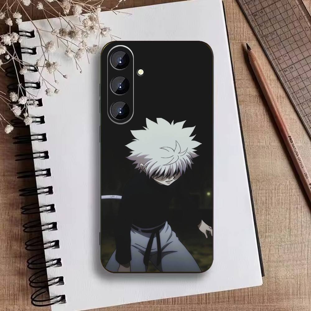 G-Killua Zoldyck K-Hunter X Hunter Phone Case For Samsung Galaxy A73,21,22,32,71,53,52,51,80,5G Soft Black Cover Samsung a31