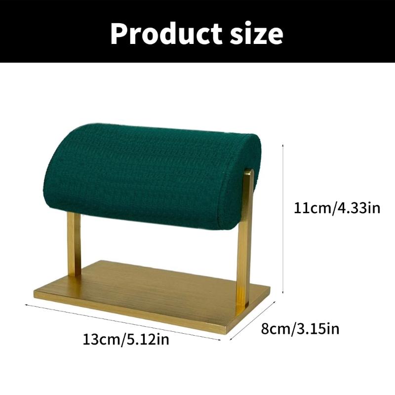 Convenient Bracelet Display Stand Holder Practical Plush Bracelet Jewelry Stand Rack for Watch and Bracelet Presentation